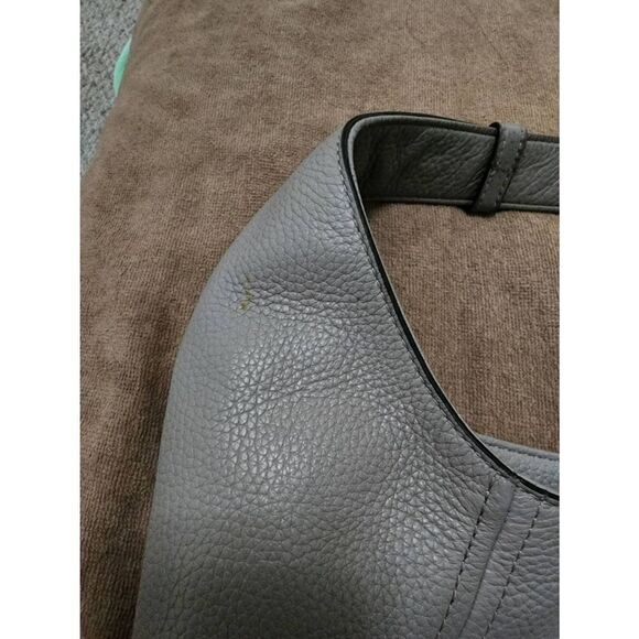 Michael Kors Gray Leather Purse - Picture 9 of 10